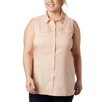 Dámské Košile Columbia Silver Ridge Lite Sleeveless Plus Size Růžové BMXOES029